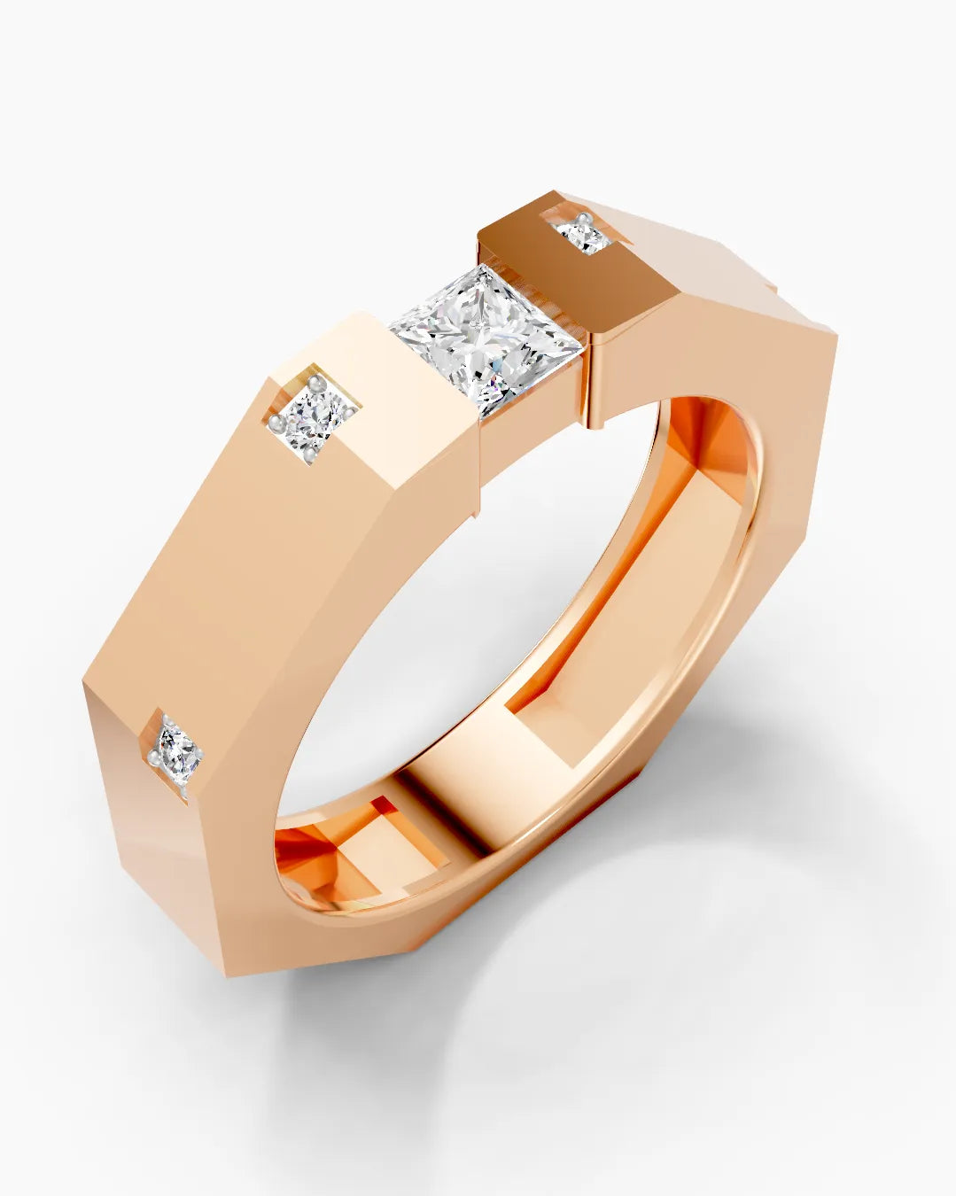 Prism Hollow Men Ring