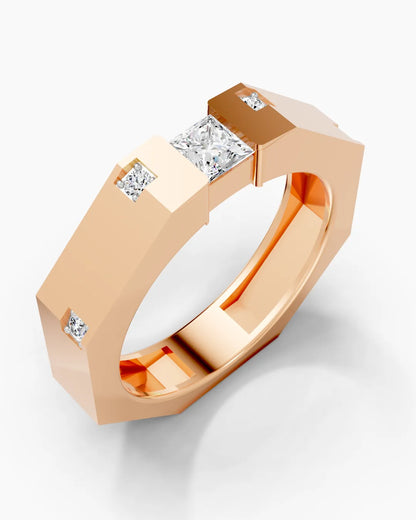 Prism Hollow Men Ring