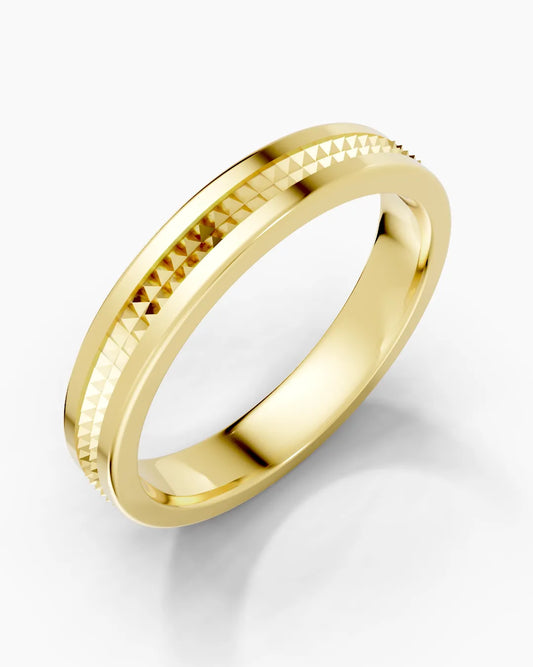 Spine Trace Men Ring