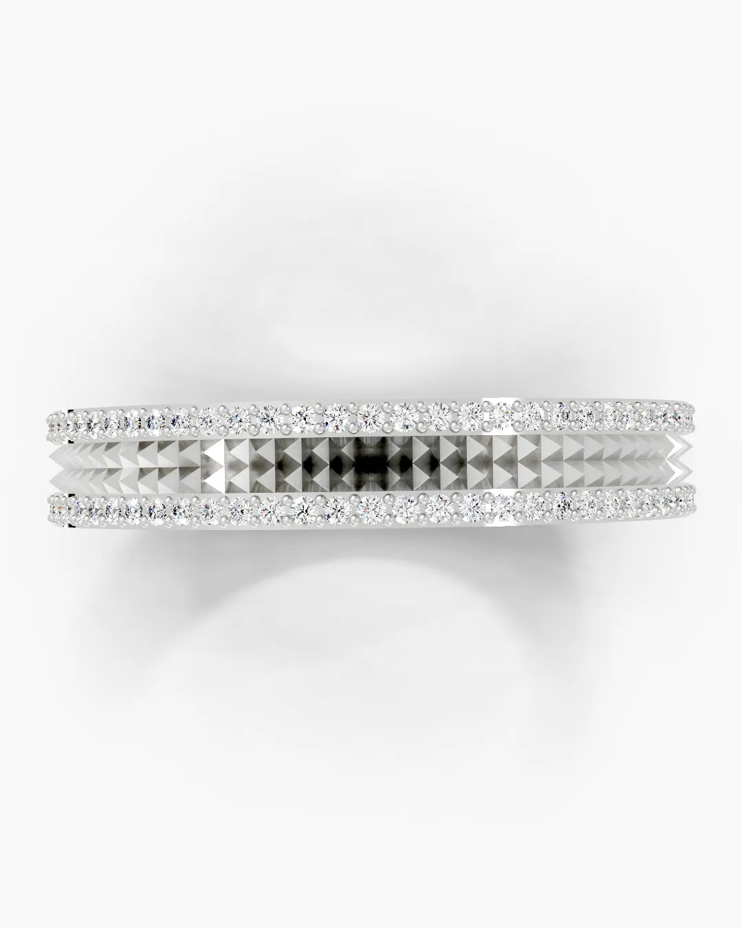Ridge Burnish Men Ring