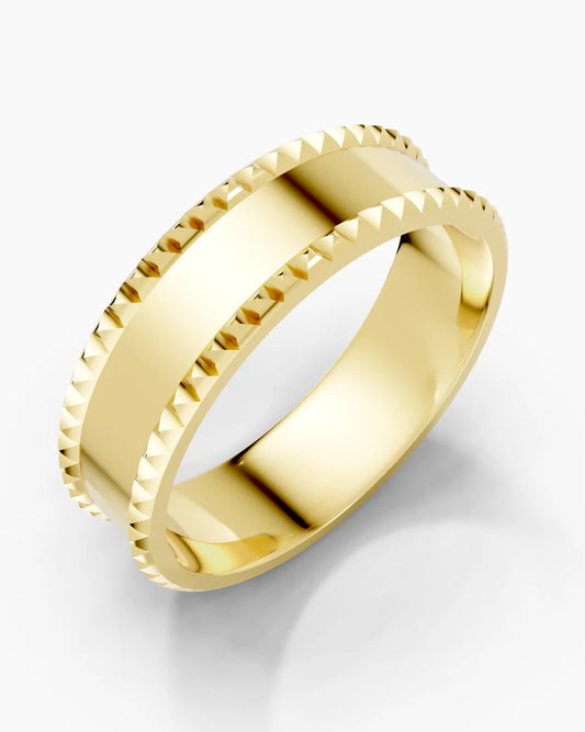 Edge Mark Men Ring