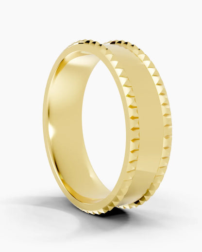 Edge Mark Men Ring