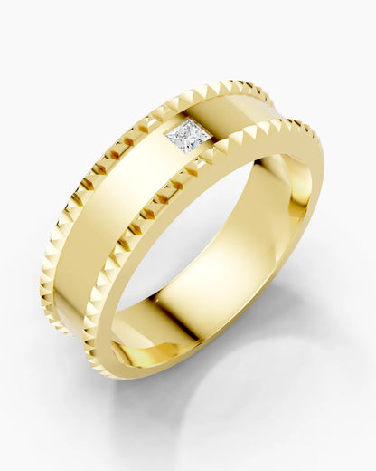 Regal Stone Men Ring