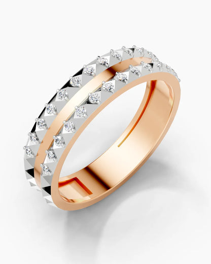 Ridge Band Men Ring