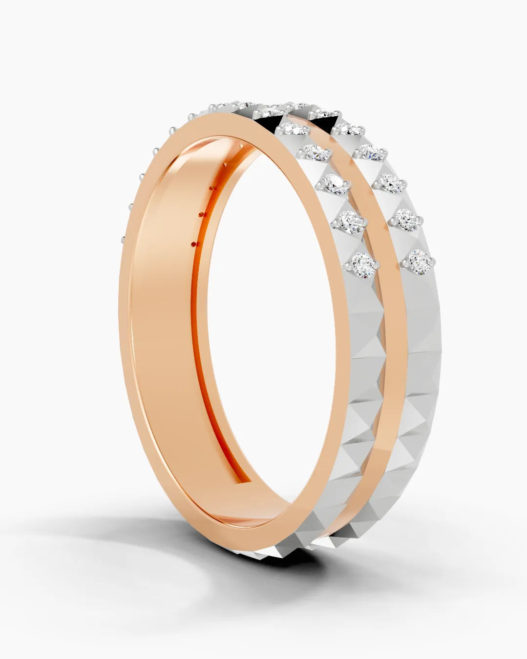 Ridge Band Men Ring