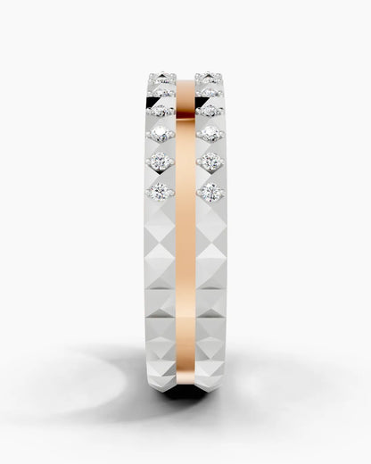 Ridge Band Men Ring