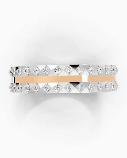 Ridge Band Men Ring