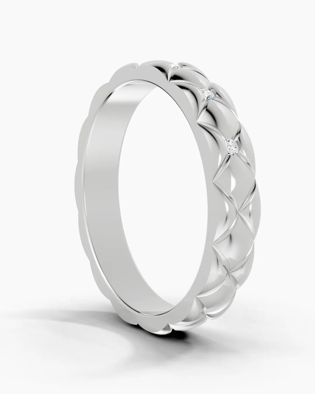 Grid Matrix Men Ring