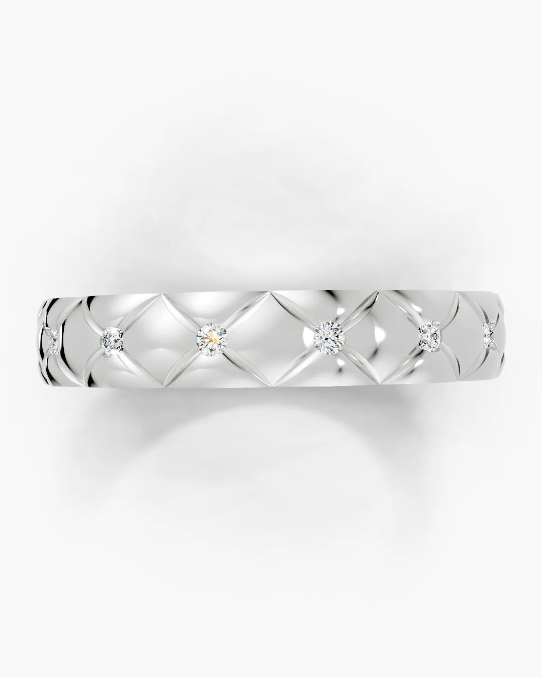 Grid Matrix Men Ring