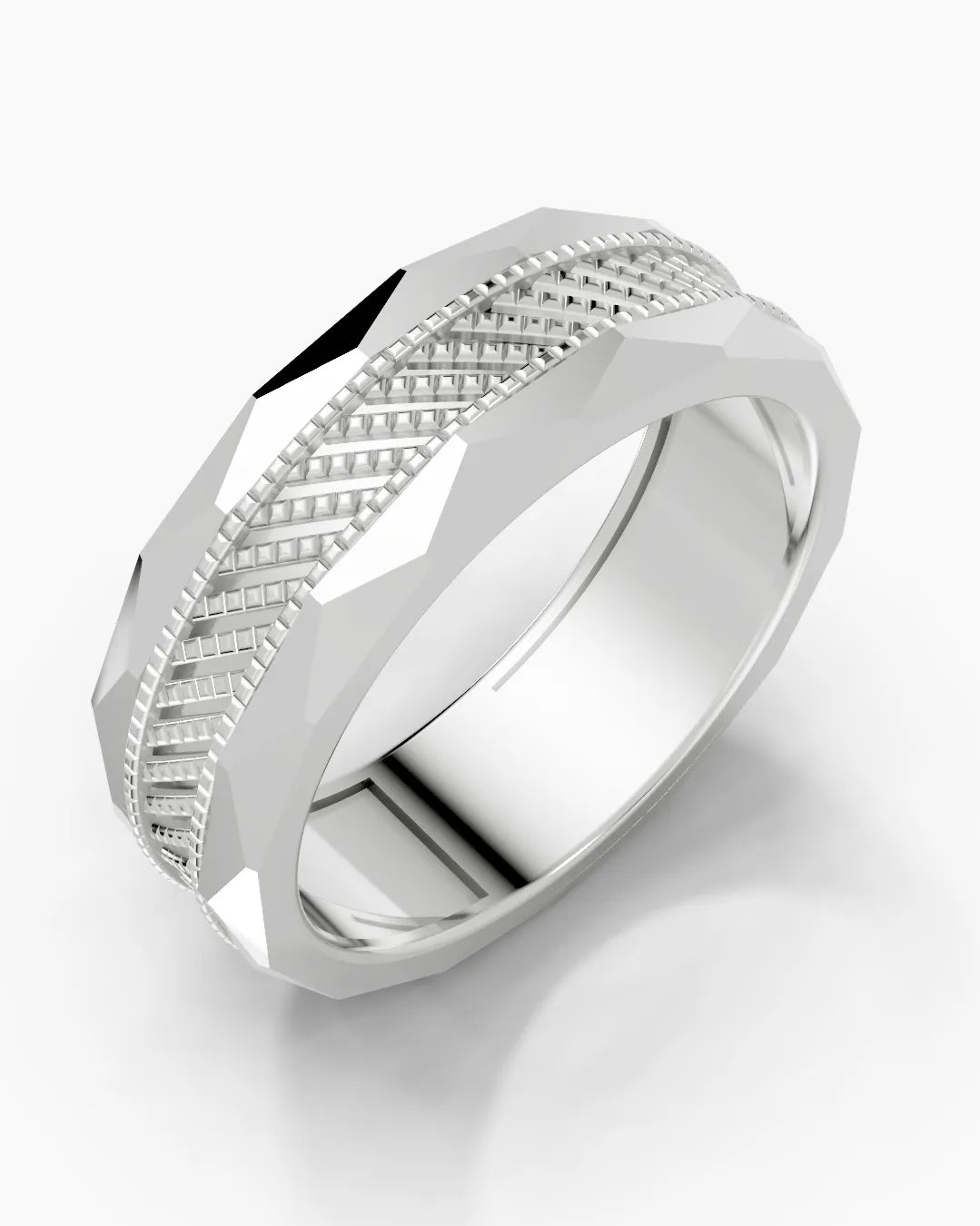Gleam Mosaic Men Ring