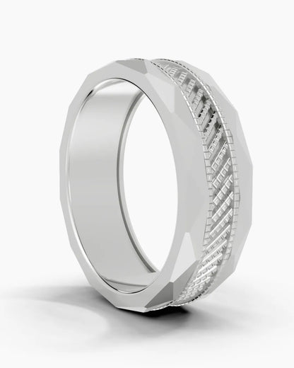 Gleam Mosaic Men Ring