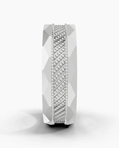 Gleam Mosaic Men Ring