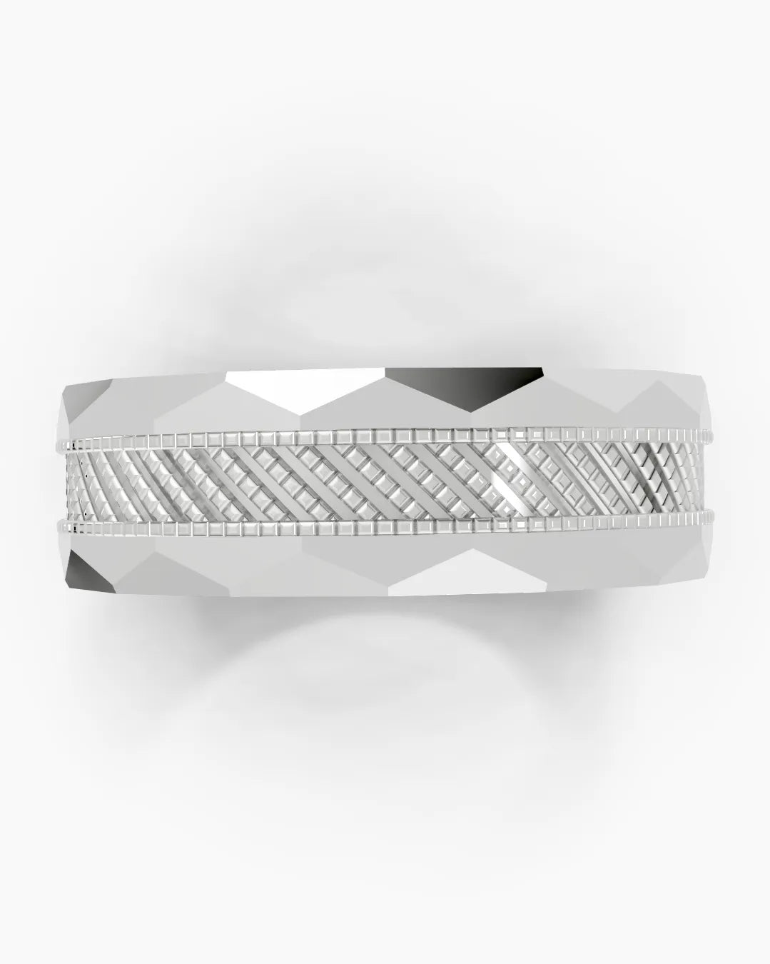 Gleam Mosaic Men Ring
