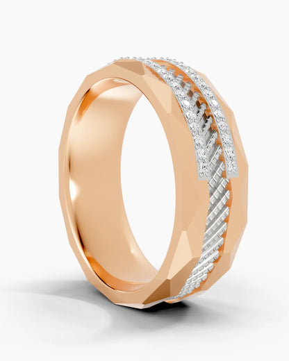 Edge Gleam Men Ring