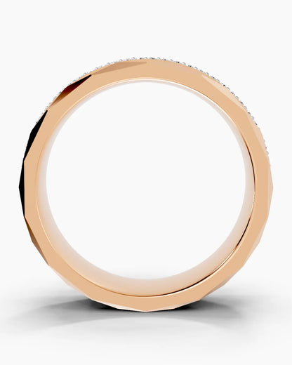 Edge Gleam Men Ring