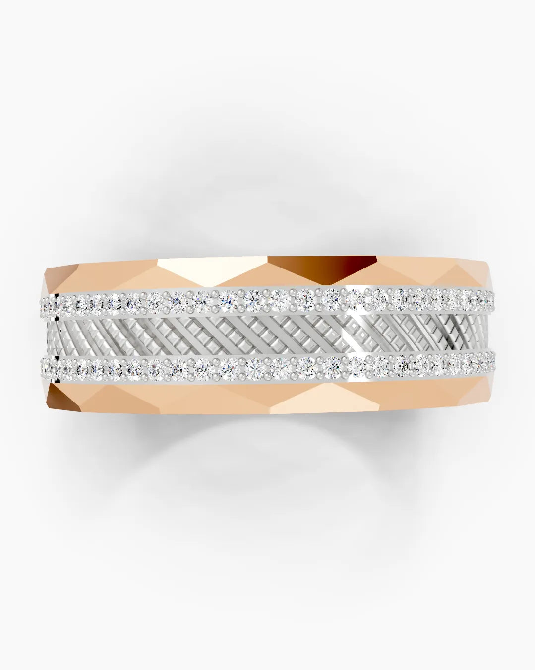 Edge Gleam Men Ring