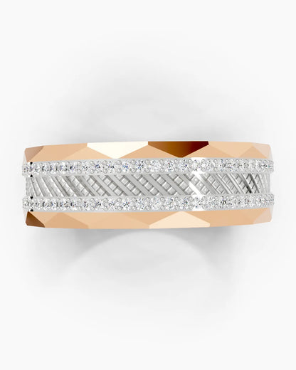 Edge Gleam Men Ring