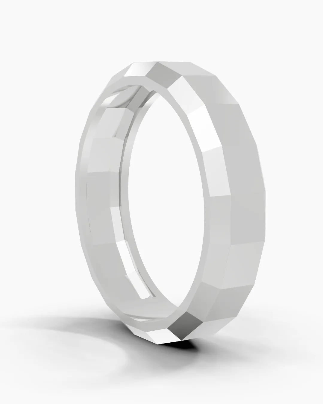 Squared Matrix Men Ring