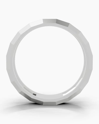 Squared Matrix Men Ring