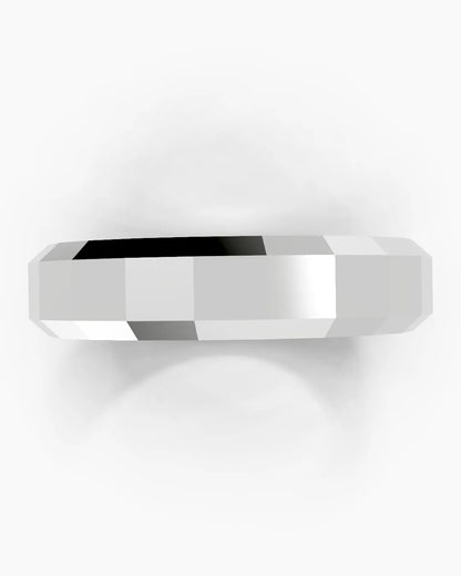 Squared Matrix Men Ring
