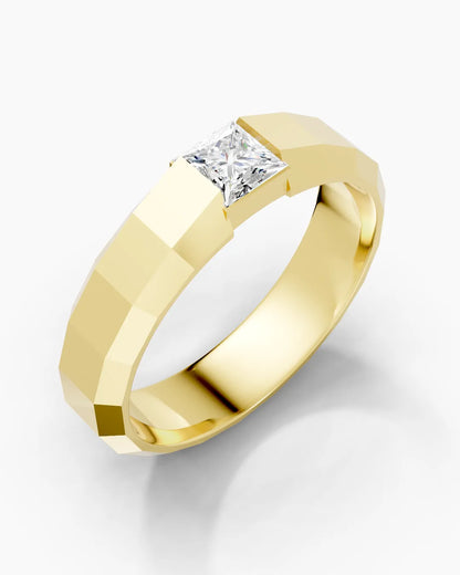 Facet Anchor Men Ring