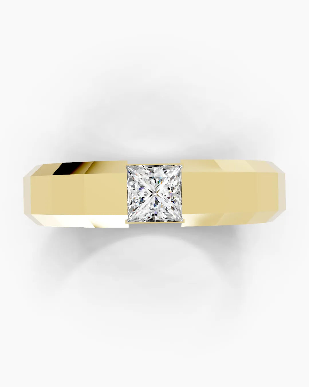 Facet Anchor Men Ring