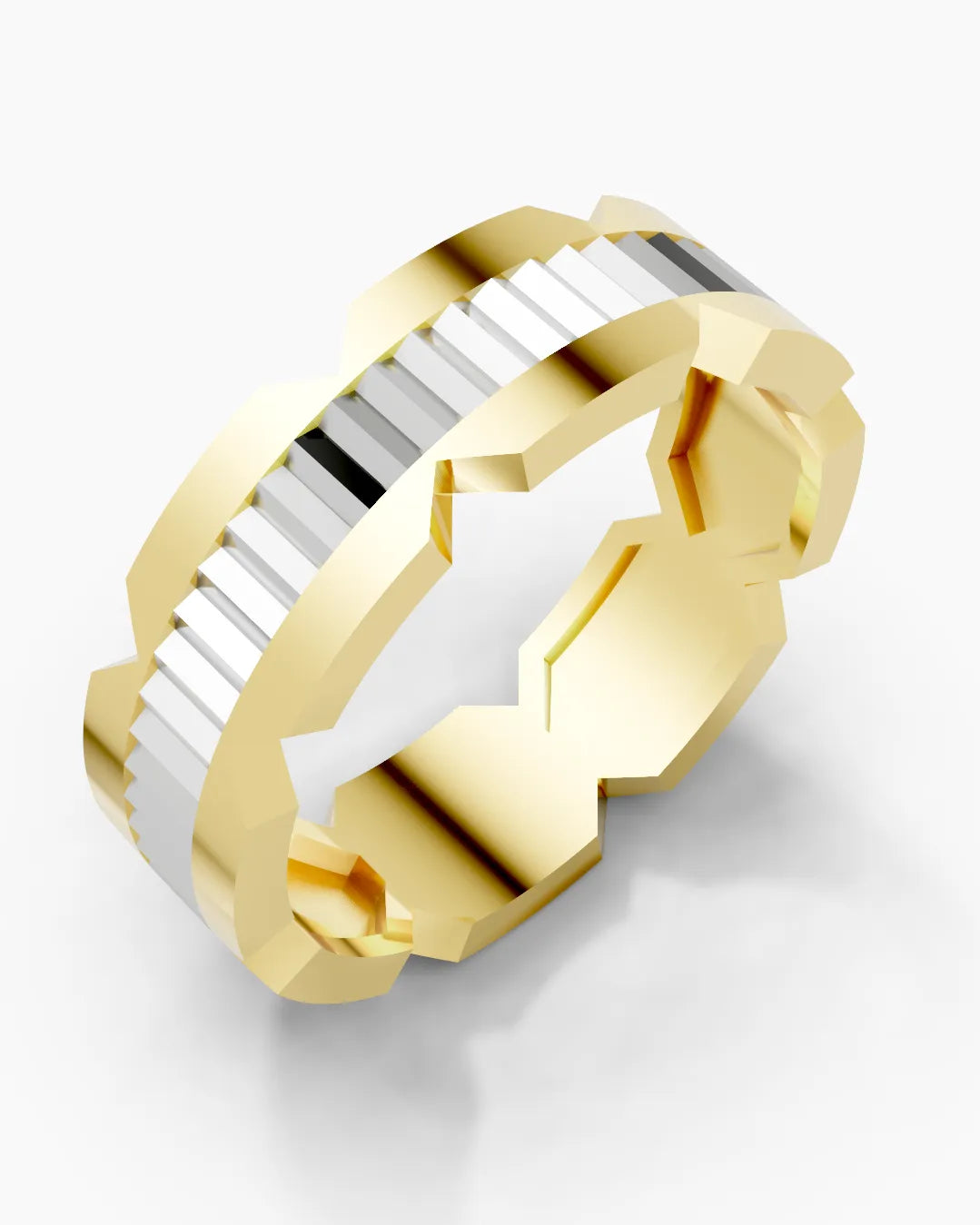 Milled Edge Men Ring
