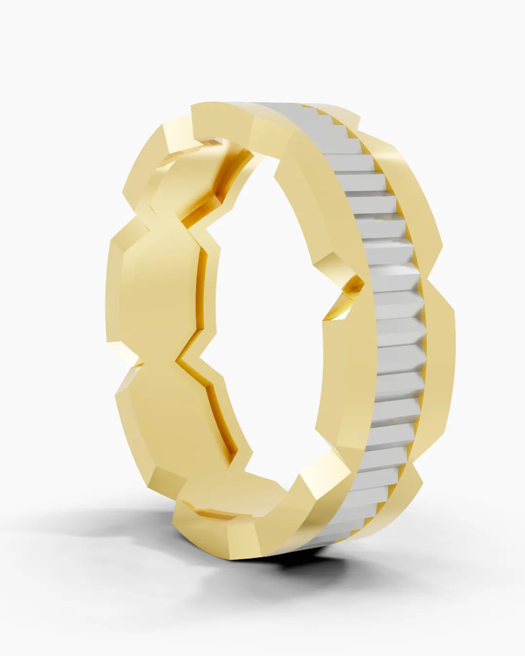 Milled Edge Men Ring