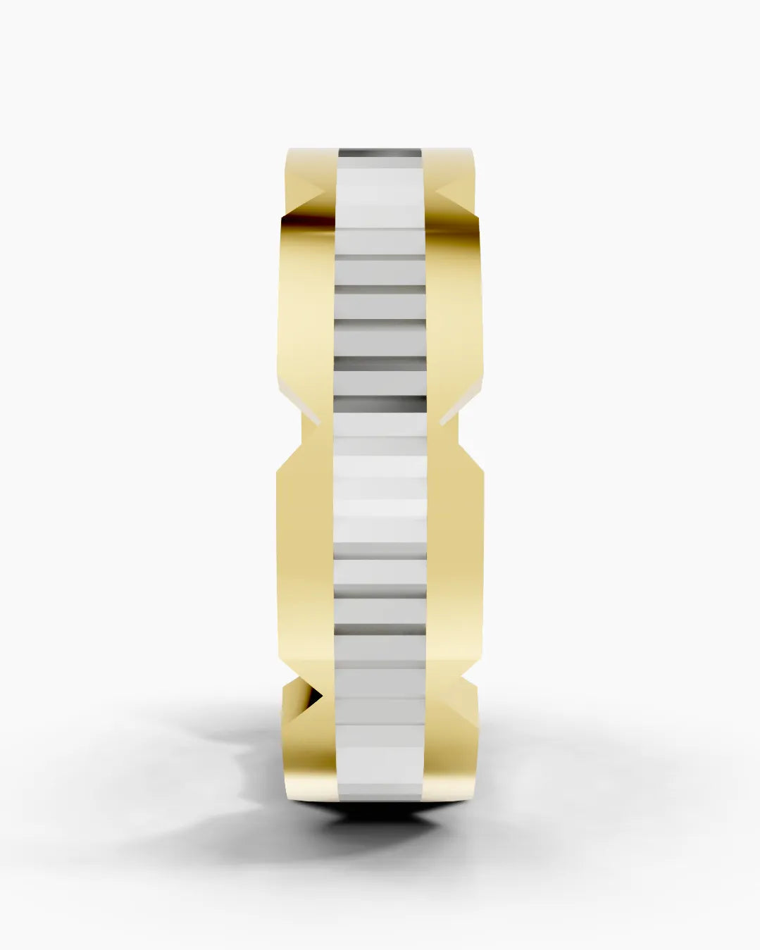 Milled Edge Men Ring