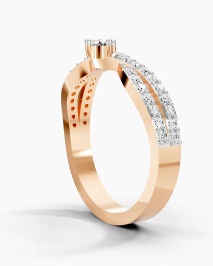 Eternal Criss-Cross Women Ring