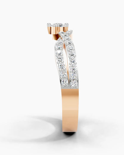Eternal Criss-Cross Women Ring