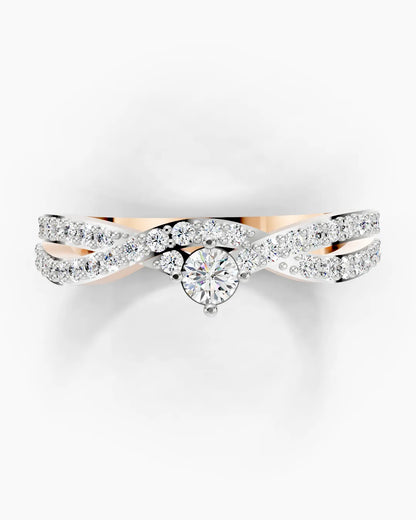 Eternal Criss-Cross Women Ring