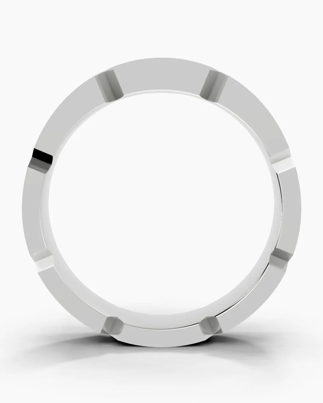 Gold Grained Men Ring