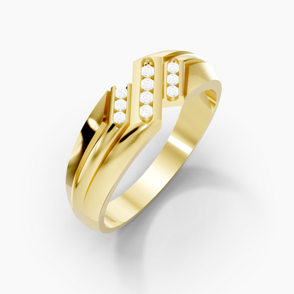 Aurora Column Men Ring