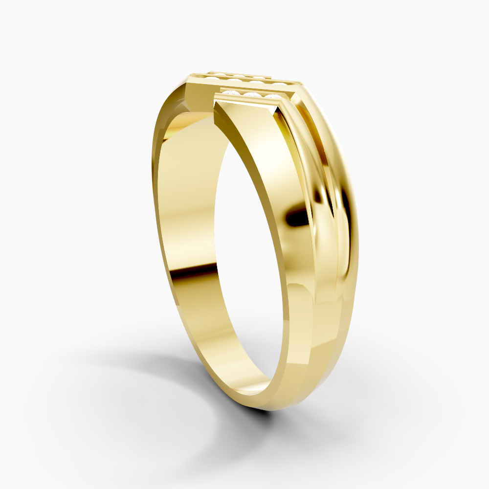 Aurora Column Men Ring