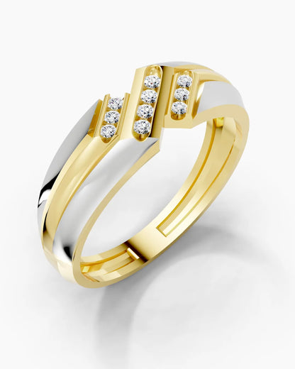 Solstice Column Men Ring