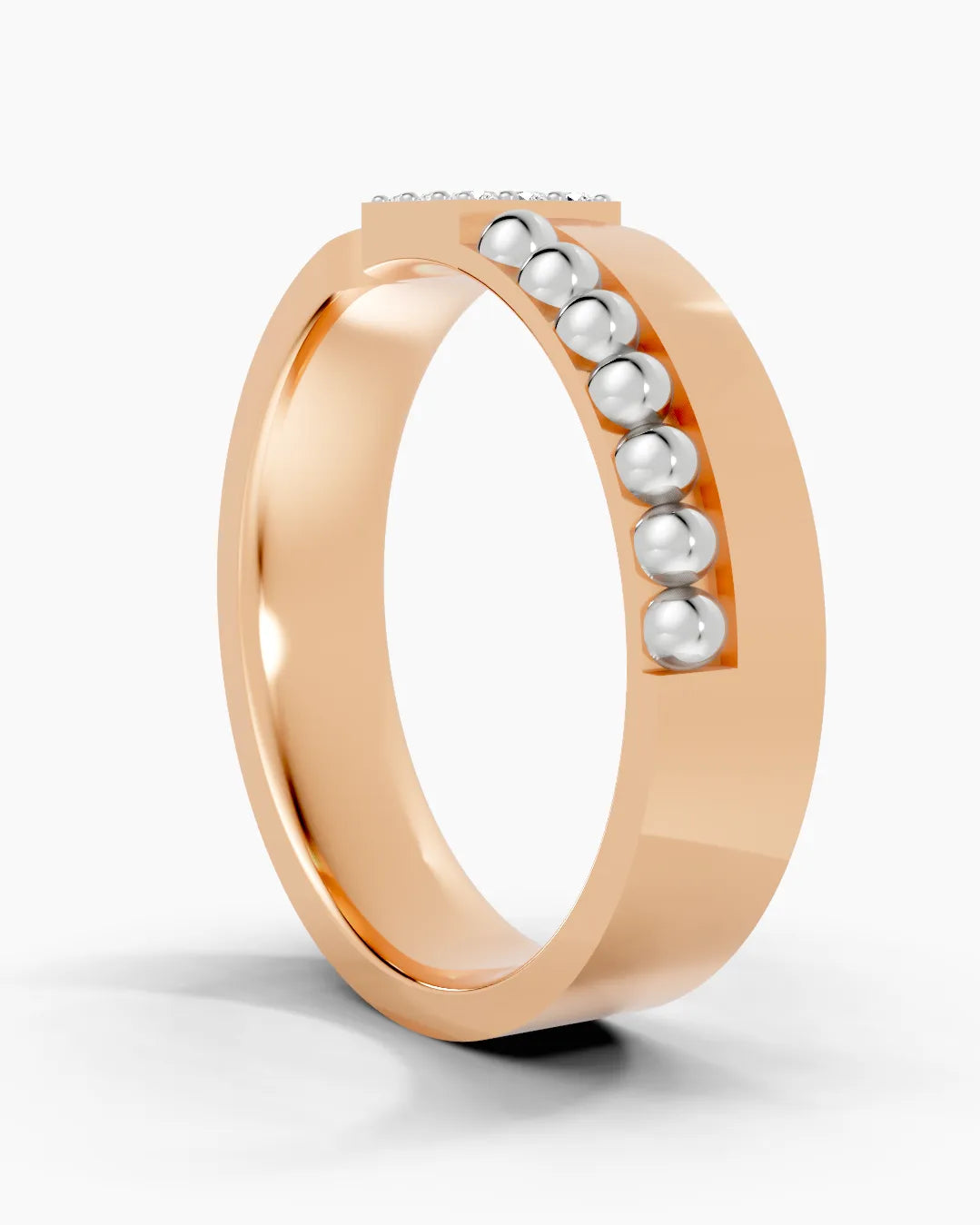 Square Grid Men Ring