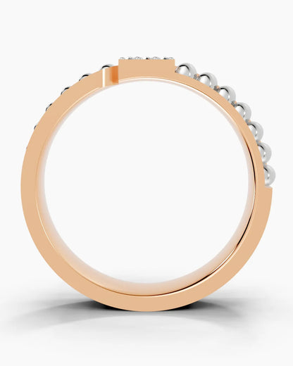 Square Grid Men Ring