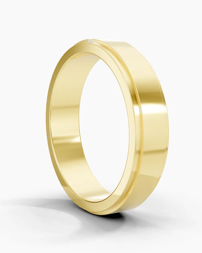 Majestic V-Cut Men Ring