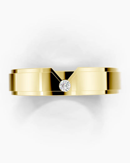 Majestic V-Cut Men Ring