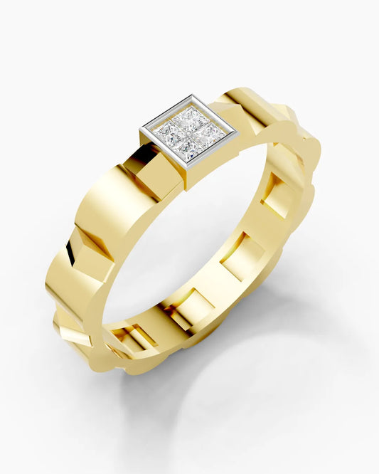 Majestic Square Men Ring