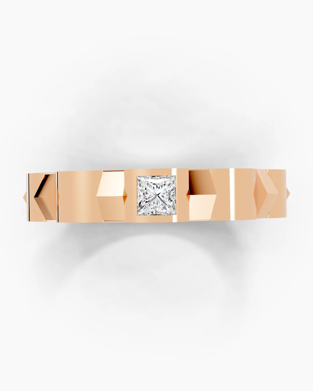Matrix Square Men Ring