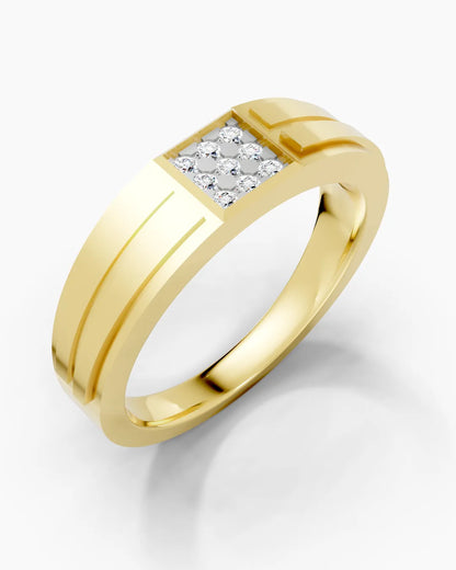 Column Cluster Men Ring