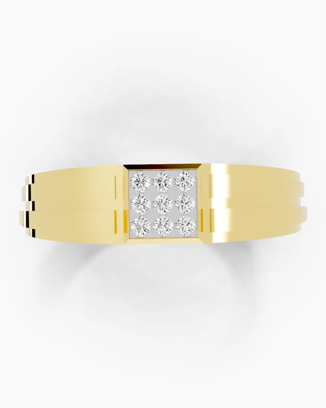 Column Cluster Men Ring