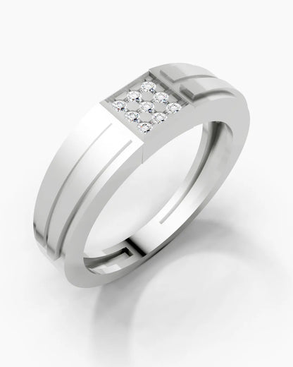 Tiered Gleam Men Ring