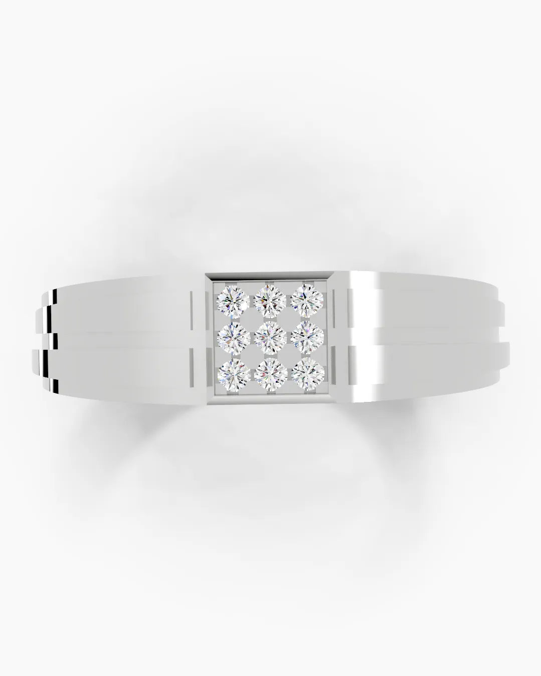 Tiered Gleam Men Ring