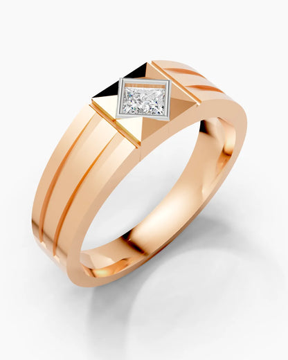 Spire Bezel Men Ring