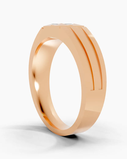 Spire Bezel Men Ring