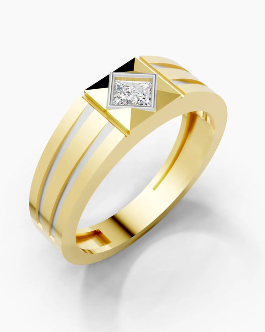 Aureole Bezel Men Ring