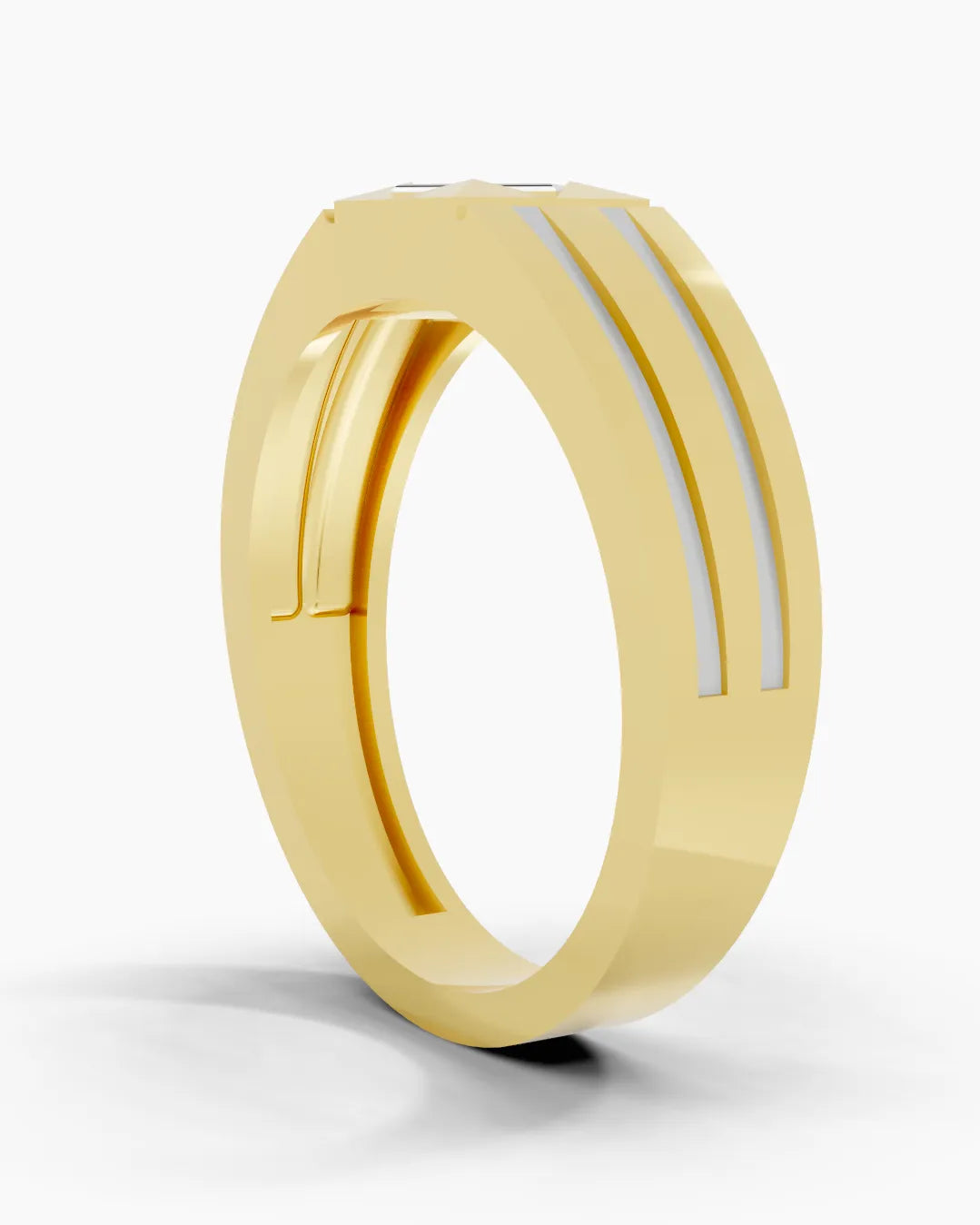 Aureole Bezel Men Ring